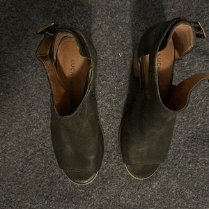 Lucky Brand Black dress shoes with 2 inch heels